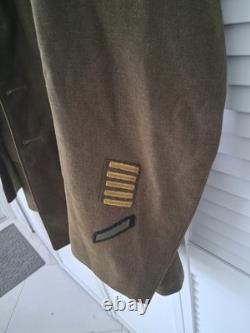 WWII US Army Air Forces 15th AF Staff Sergeant Uniform Coat 1942 Overseas Bars