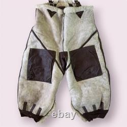 WWII US Army Air Forces Arctic Type A-6 White Leather & Shearling Flight Pants