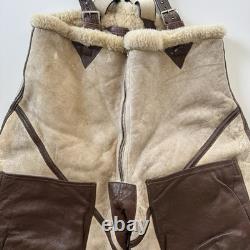 WWII US Army Air Forces Arctic Type A-6 White Leather & Shearling Flight Pants