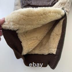 WWII US Army Air Forces Arctic Type A-6 White Leather & Shearling Flight Pants