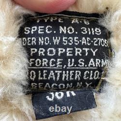 WWII US Army Air Forces Arctic Type A-6 White Leather & Shearling Flight Pants