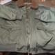 WWII US Army Air Forces B-10 Reproduction Flight Jacket XXL Green Brown Collar