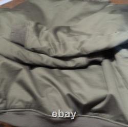 WWII US Army Air Forces B-10 Reproduction Flight Jacket XXL Green Brown Collar