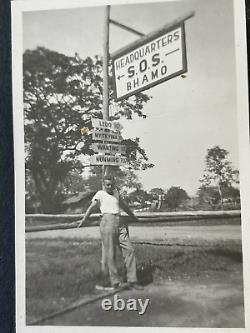 WWII US Army Air Forces CBI Photo Album & Orders for SSG Milo Borich 37190900