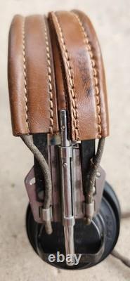 WWII US Army Air Forces HS-33 Headset HB-7 Band ANB-H-1 Receivers MC-162-A Pads