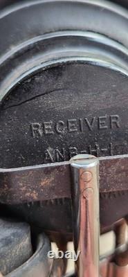 WWII US Army Air Forces HS-33 Headset HB-7 Band ANB-H-1 Receivers MC-162-A Pads