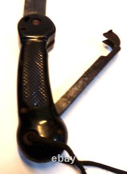 WWII US Army Air Forces IMPERIAL A-1 Survival Folding Machete Knife 10 blade