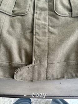 WWII US Army Air Forces Ike Jacket 15th AF Patch Sgt Ruptured Duck 38R Original