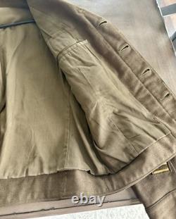 WWII US Army Air Forces Ike Jacket 15th AF Patch Sgt Ruptured Duck 38R Original