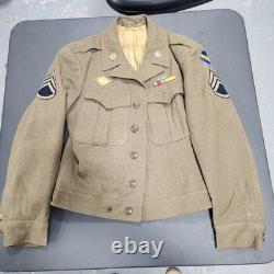WWII US Army Air Forces Ike Jacket Named Grouping Staff Sgt Photos Ruptured Duck