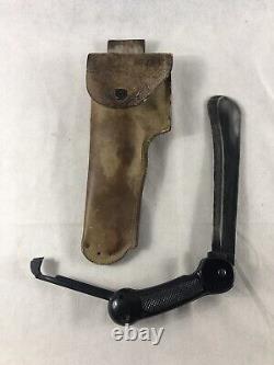 WWII US Army Air Forces Imperial Type A-1 Survival Folding Machete Knife, Sheath