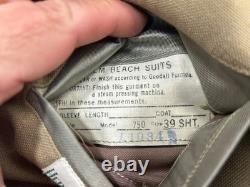 WWII US Army Air Forces Officers Khaki Dress Jacket Bullion Patch