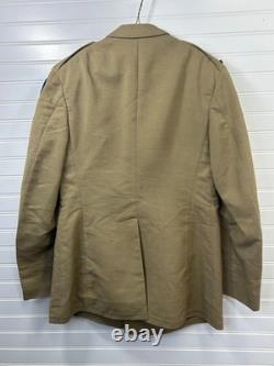 WWII US Army Air Forces Officers Khaki Dress Jacket Bullion Patch