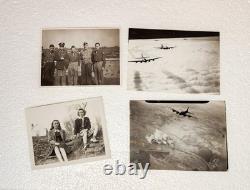 WWII US Army Air Forces Photo Memorabilia Lot Bombing Wizernes Bases Airmen