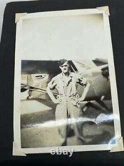 WWII US Army Air Forces Pilot Photo Album 49 Photo's
