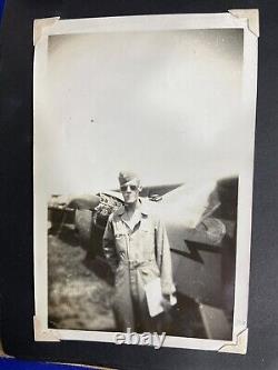 WWII US Army Air Forces Pilot Photo Album 49 Photo's
