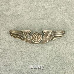 WWII US Army Air Forces Pilot Wings Badge Original Vintage Military Insignia