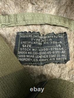 WWII US Army Air Forces Type A-11A Flying Trousers Flight Pants Sz 34 Alpaca