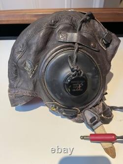 WWII US Army Air Forces Type A-11 Flight Helmet & Accessories Lot