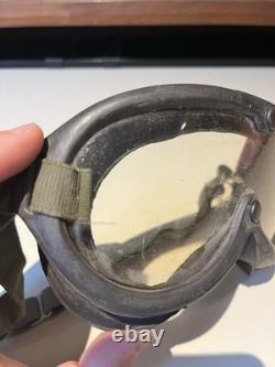 WWII US Army Air Forces Type A-11 Flight Helmet & Accessories Lot