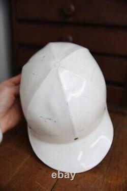 WWII US Army Air Forces Type A-9 Flight Helmet Hard Hat size Small Vintage