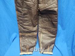 WWII US Army Air Forces Type B-1 Leather Bomber Trousers Pilot Flight Pants WW2