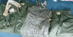 WWII US Army Air Forces Type F-3 Electric Heated Flight Trousers & Parka LOT
