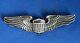 WWII US Army Air Forces USAAF Pilot Wings 3 LGB Sterling Silver Wings