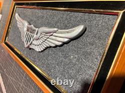 WWII US Army Aviator Wing Army Air Corps Wall Insignia 1947