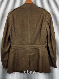 WWII US Army Class A Dress Jacket (36R) Anti-Air Coastal Artillery, Staff Sgt
