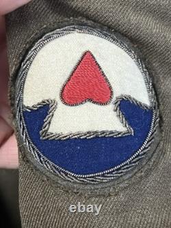 WWII US Army Coat Theater Made Iceland Base Command Air Transport Command Patch