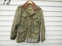 WWII US Army Field Jacket M43 Sergeant Stylized Theater Tailored Air Corps WW2