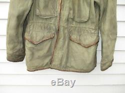 WWII US Army Field Jacket M43 Sergeant Stylized Theater Tailored Air Corps WW2