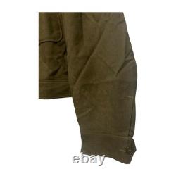 WWII US Army M1944 Ike Jacket Wool OD Field Coat Staff Sergeant 42 R Air Defense