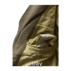WWII US Army M1944 Ike Jacket Wool OD Field Coat Staff Sergeant 42 R Air Defense
