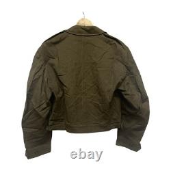 WWII US Army M1944 Ike Jacket Wool OD Field Coat Staff Sergeant 42 R Air Defense
