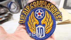 WWII US Army NAMED GROUPING 1st Air Commandos Soldier's Medal CBI