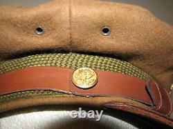WWII US Army Officer's AAF Fur Felt Dress Cap