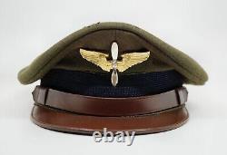 WWII US Army military uniform dress jacket visor cap Army Air Corps Cadet hat