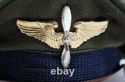 WWII US Army military uniform dress jacket visor cap Army Air Corps Cadet hat
