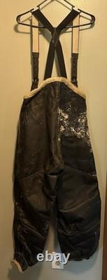 WWII US Military Army Air Force Leather Type A5 Sheepskin Flight Trousers 40R
