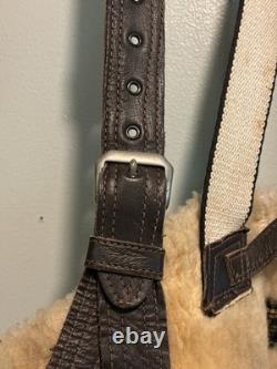 WWII US Military Army Air Force Leather Type A5 Sheepskin Flight Trousers 40R