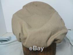 WWII US Officer visor cap hat Army Air Corp force crusher Bancroft Flighter sz7