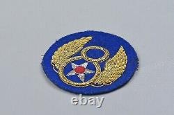 WWII U. S. ARMY AIR CORPS 8th AIR FORCE PATCH BRITISH MADE BULLION