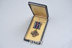 WWII U. S. ARMY AIR CORPS DISTINGUISHED FLYING CROSS with2 OLC IN CASE