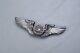 WWII U. S. ARMY AIR CORPS NAVIGATOR WING withAPPLIED ASTROLABE PIN BACK, STERLING