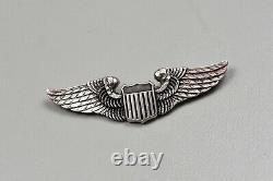 WWII U. S. ARMY AIR CORPS PILOT'S WING BY LUXENBERG 1st TYPE, STERLING