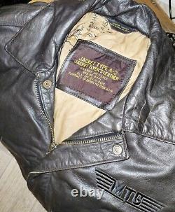 WWII U. S ARMY AIR FORCE JACKET Type A-2 Flyers Leather NSN #8415 Excellent Cond