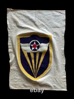 WWII U. S. Army 4th Air Force Small Double Sided Tapestry USAAF