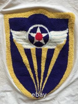 WWII U. S. Army 4th Air Force Small Double Sided Tapestry USAAF